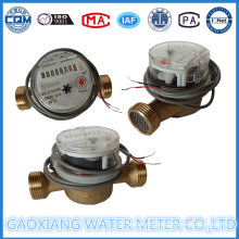 Brass Single Jet Impulse Water Meter with 1L/Pulse (DN15-DN25)